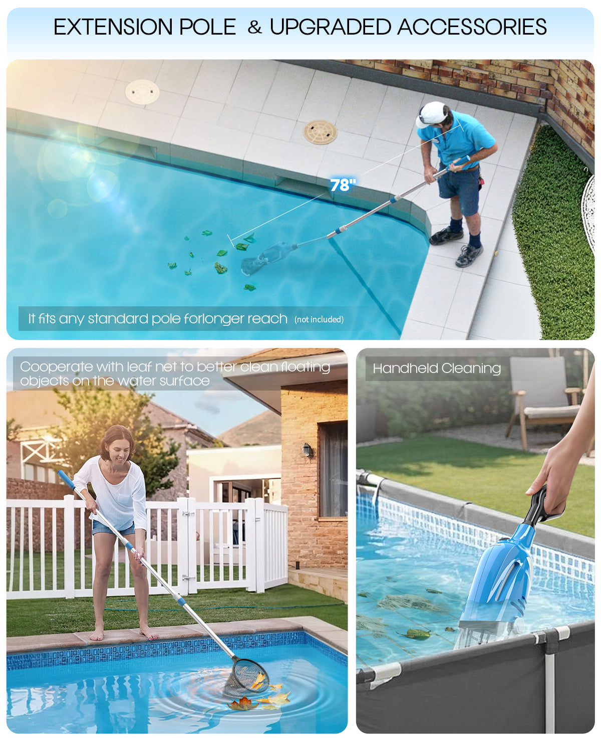 Cordless Handheld Pool Vacuum