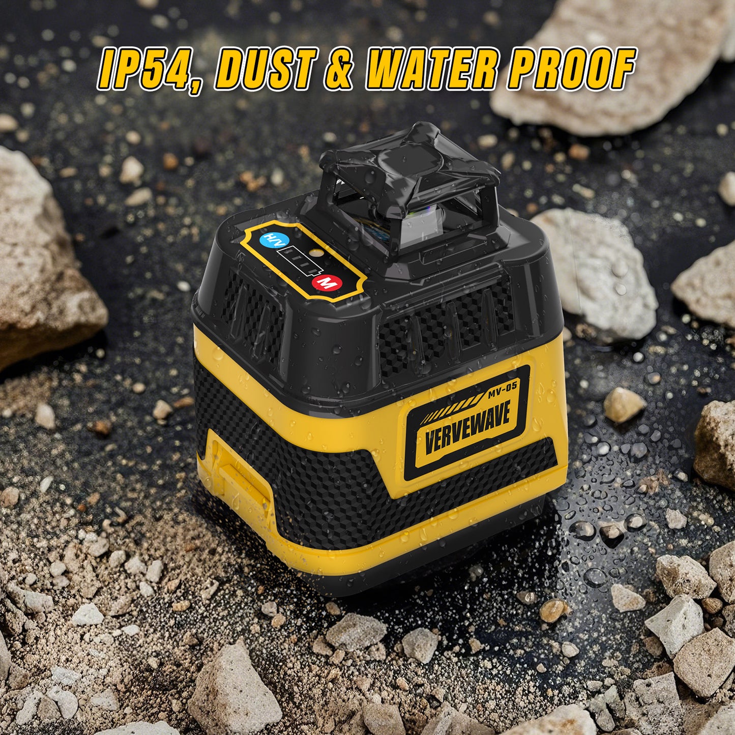 5 Lines Laser Level with Tripod, Self-leveling Green Cross Line