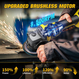 Coredless Angle Grinder Yellow [No Battery]