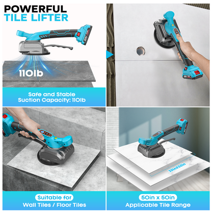 Tile Vibration Tool with one Battery