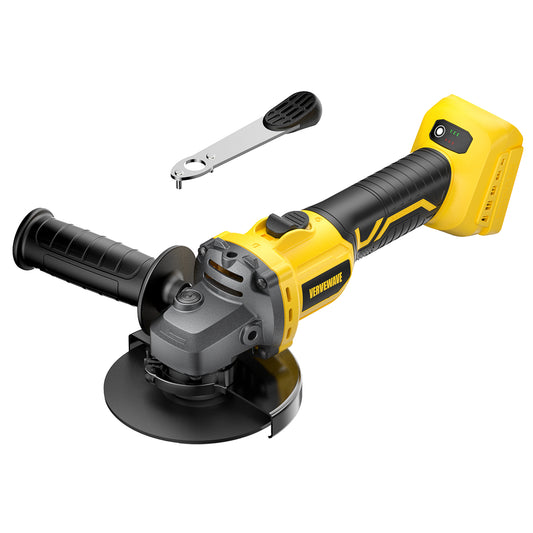 Coredless Angle Grinder Yellow [No Battery]