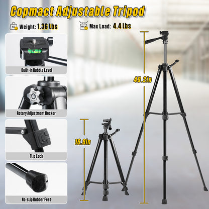 5 Lines Laser Level with Tripod,  Self-leveling Green Cross Line