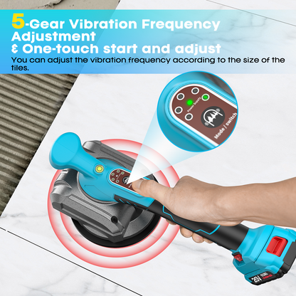 Tile Vibration Tool with one Battery