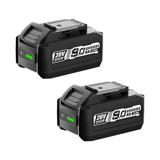 2 Packs 8.0Ah Battery, Compatible with Dewalt 20V Max Cordless Power Tools & Chargers