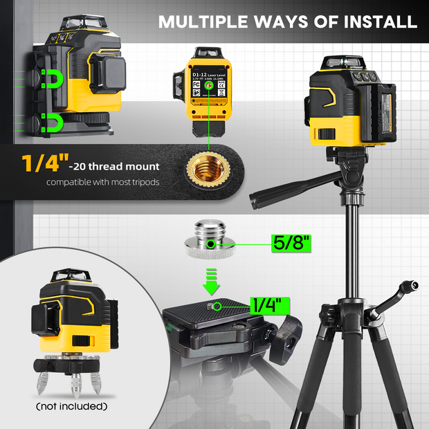 12-lines Laser Level D-series
