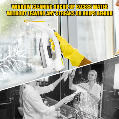 Cordless Window Vacuum Cleaner, Squeegee Tool Set