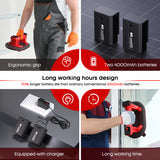 Electric Industrial Grade Tile Lifter with 2 Battery Packs 440 lbs Power Active Pressure Sensor for Tiles Stone Wood Glass Concrete Pavers Drywall Tool - Hardware
