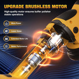 VERVEWAVE cordless orbital buffer polisher product image 4