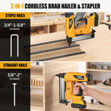 VERVEWAVE cordless brad nailer and stapler product image 1