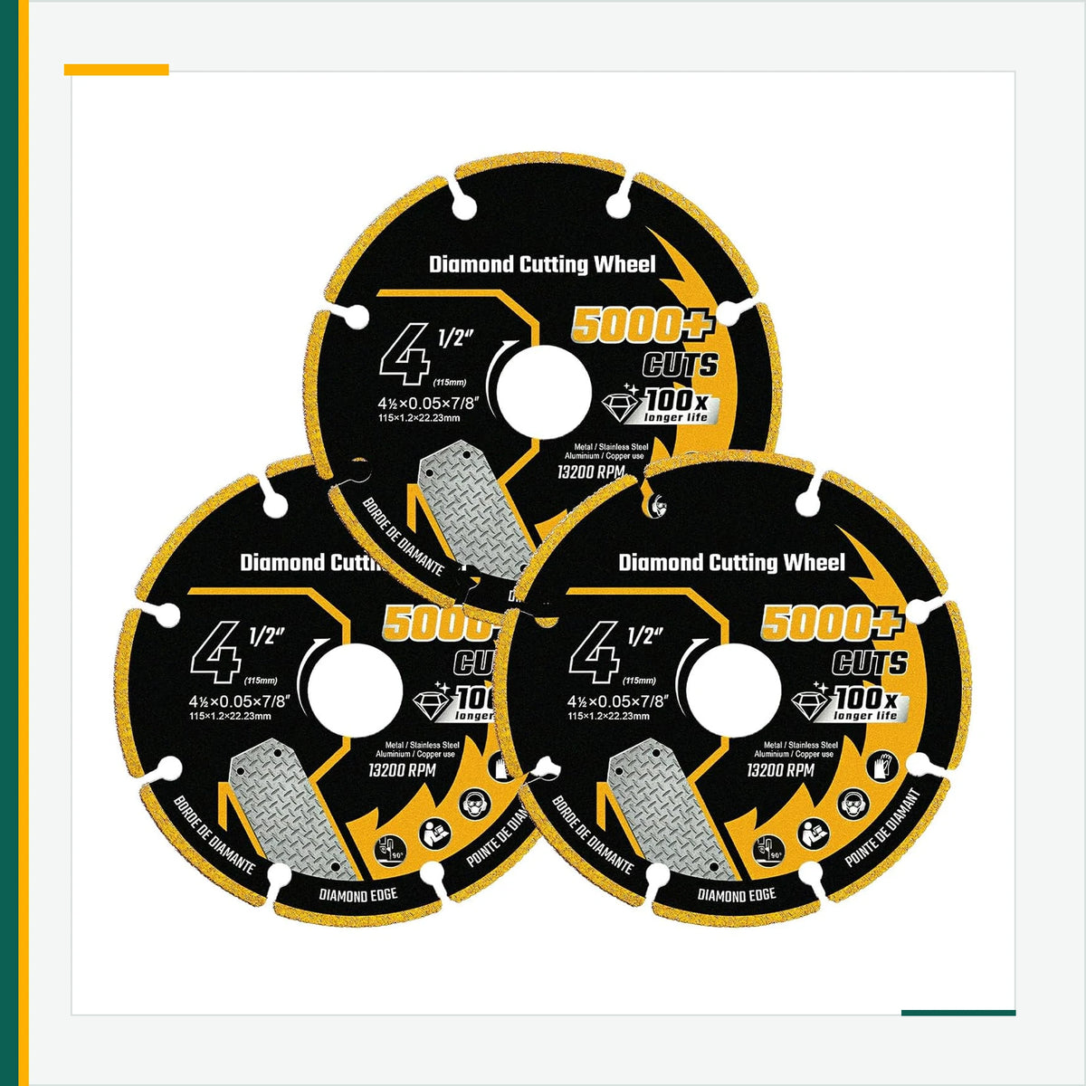 Revvstark Diamond Cut-Off Wheel Set — product view 1