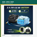 SEYVUM Cordless Garden Cultivator Kit — product view 4