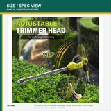 SEYVUM Cordless Pole Hedge Trimmer Kit — product view 3