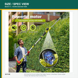 SEYVUM Cordless Pole Hedge Trimmer Kit — product view 5