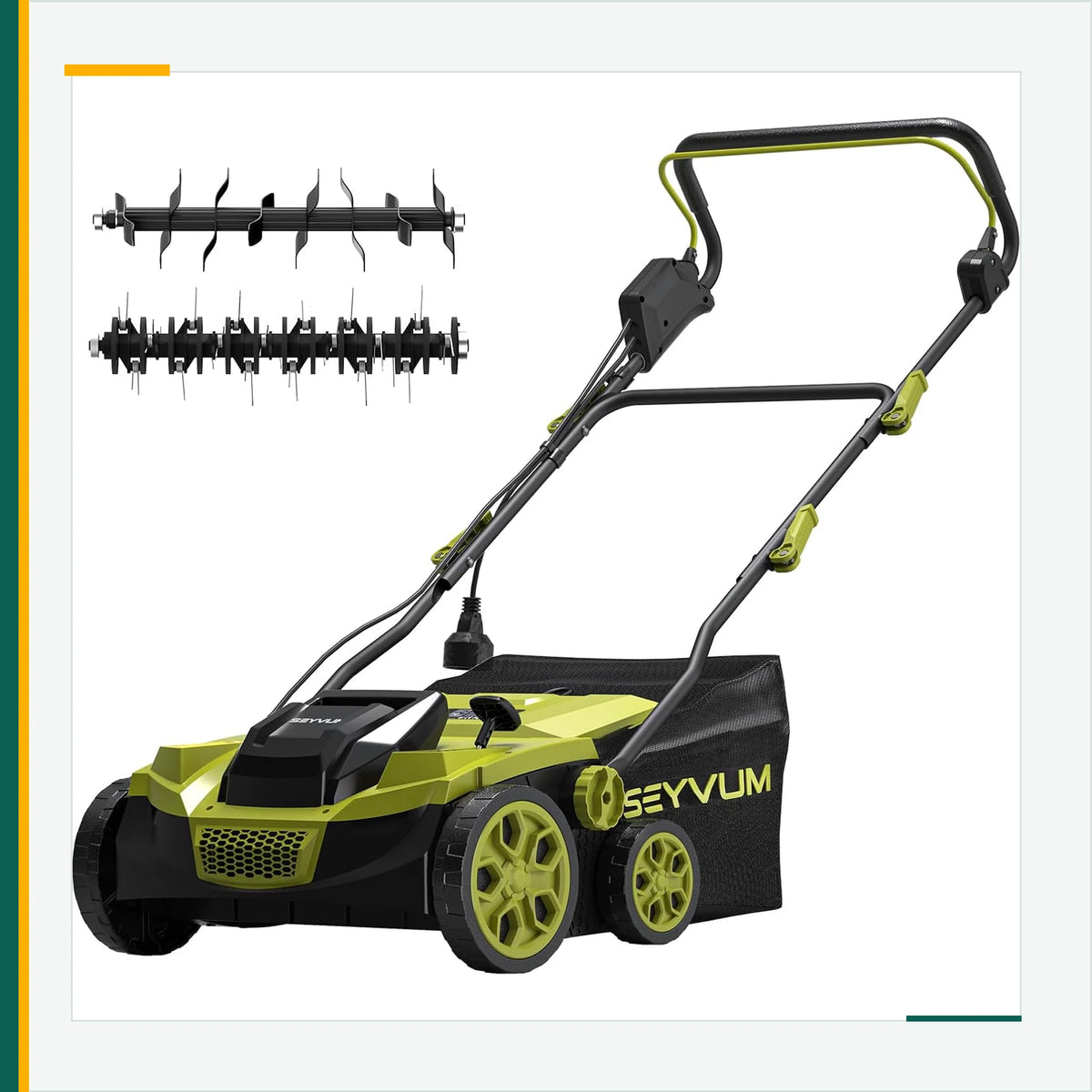 SEYVUM Electric Dethatcher and Scarifier — product view 1
