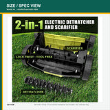 SEYVUM Electric Dethatcher and Scarifier — product view 4