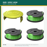 SEYVUM Replacement Trimmer Spool Set — product view 2