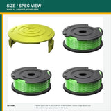 SEYVUM Replacement Trimmer Spool Set — product view 3