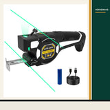 VERVEWAVE laser tape measure with green laser and charging kit