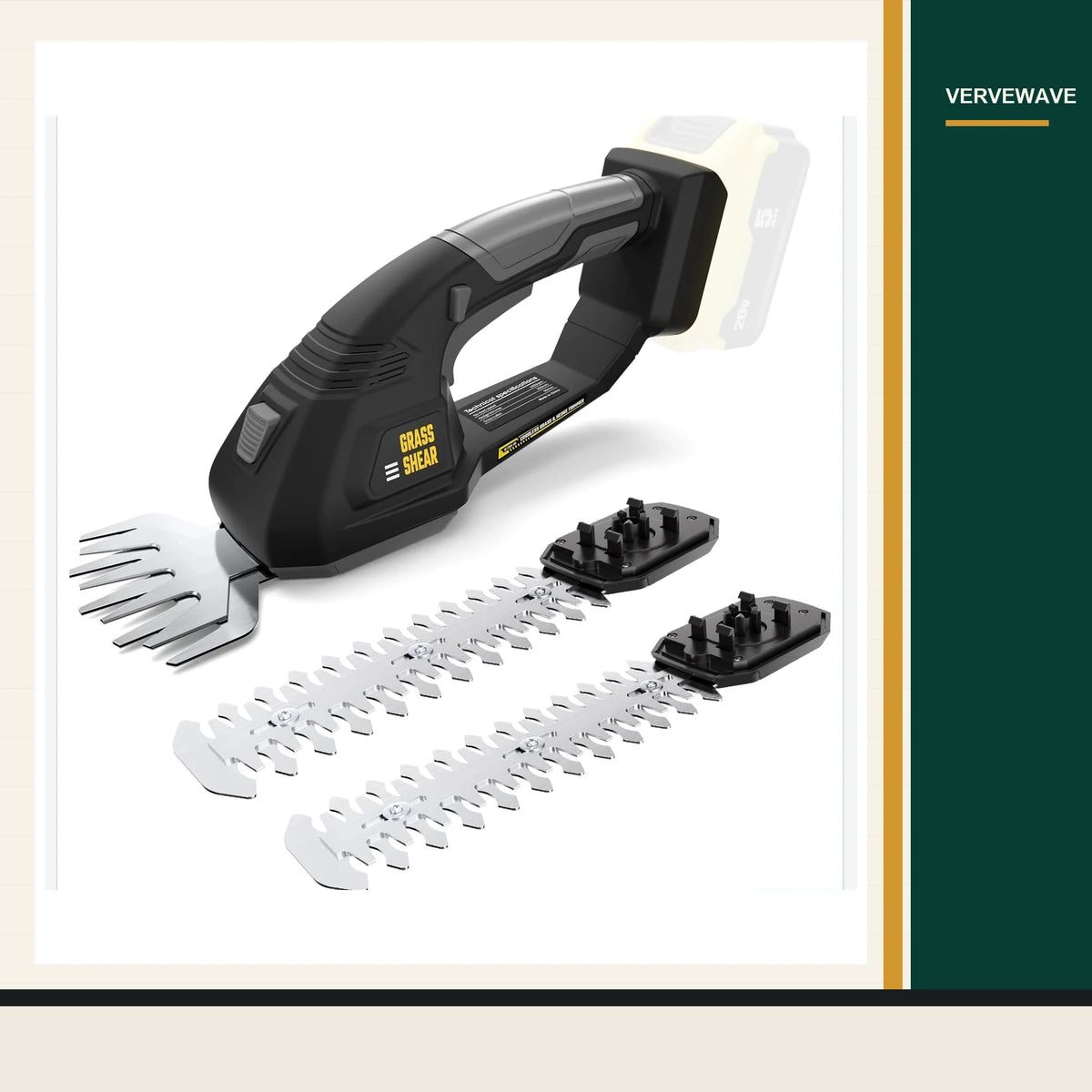 VERVEWAVE Cordless Grass Shear and Hedge Trimmer — product view 1