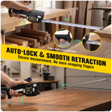 Auto-lock and smooth retraction graphic