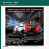 VERVEWAVE Cordless Angle Grinder — product view 6
