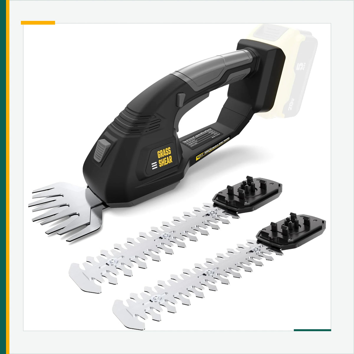 VERVEWAVE Cordless Grass Shear and Hedge Trimmer — product view 1
