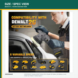VERVEWAVE Cordless Orbital Polisher Kit — product view 2