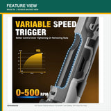 VERVEWAVE Cordless Ratchet Wrench — product view 4