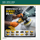 VERVEWAVE Cordless Rotary Polisher Kit — product view 2