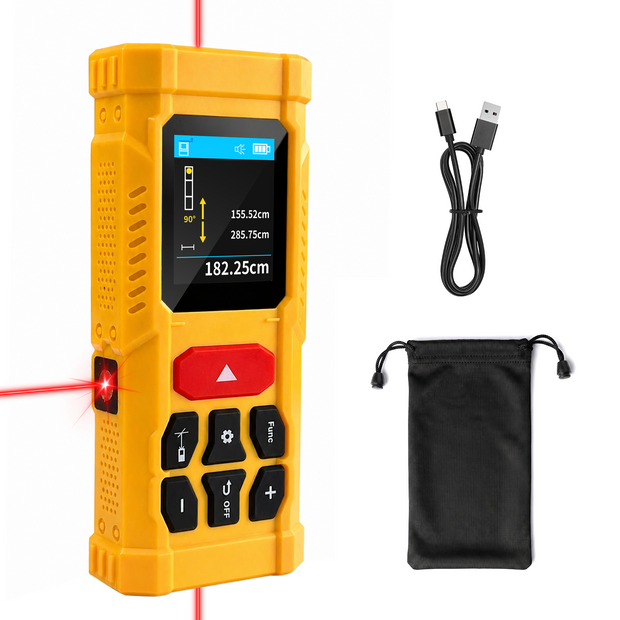 VERVEWAVE Dual-Laser Distance Measure with Carry Pouch