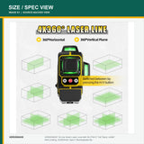 VERVEWAVE Green Laser Level Kit with Tripod — product view 3