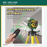 VERVEWAVE Green Laser Level Kit with Tripod — product view 7