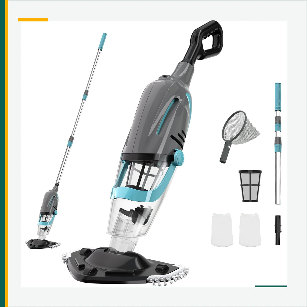 VERVEWAVE Handheld Pool Vacuum with Telescoping Pole — product view 1