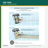 VERVEWAVE Handheld Pool Vacuum with Telescoping Pole — source-provided use view 3