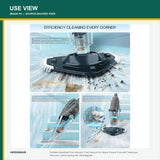 VERVEWAVE Handheld Pool Vacuum with Telescoping Pole — source-provided use view 4