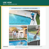 VERVEWAVE Handheld Pool Vacuum with Telescoping Pole — source-provided use view 5