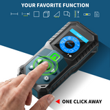 Laser distance measure function menu graphic